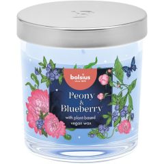 Svece arom. Bolsius Peony & zilaberry