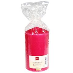 Svece cilindrs 14x8cm fuksijas kr.