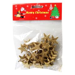 Dekors Zvaigznes 2.7cm 30gab