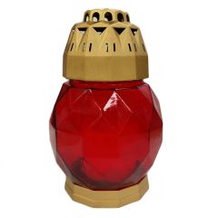 Kapu svece Diamond 24h Red/Gold