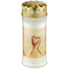 Kapu svece traukā ar vāciņu Bolsius Vainags