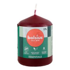 Svece stabs Bolsius Velvet sarkana