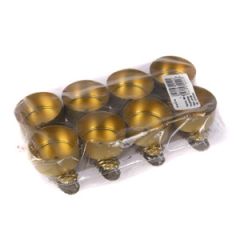 Svečturi eglīšu zelta 8gab