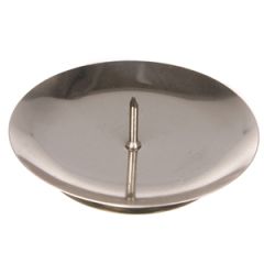 Svečturis galda 10.5cm sudraba