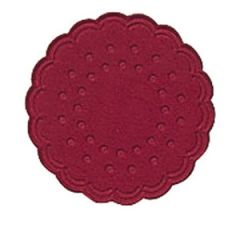 Paliktnis glāzei 7.5cm bordo