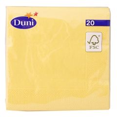 Salvetes 24cm dzeltenas