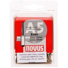 Kniedes A 5*8mm,(30) alumīnijs