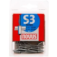 Kniedes S 3*10mm, (20)tērauds