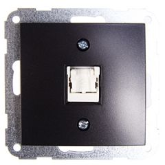Data rozete Fiorena 1x RJ45 antracīta