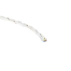 Kabelis 3x0.75 textile balts