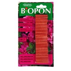 Mēslojuma stienīši pelargonijām Biopon 30gab.
