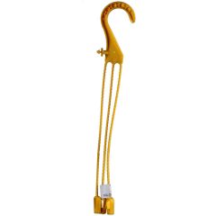 Puķu poda āķis 33cm dzeltens