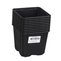 Puķu pods kantains 9x9x8cm 10gab.