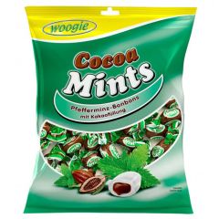 Konfektes Woogie piparmētra ar kakao 150g