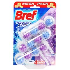 WC tīr līdz.-atsv.Bref Power Aktiv Lavander 3*50g