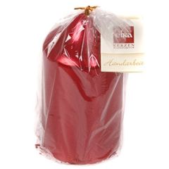 Svece cilindrs 13x7cm sarkana