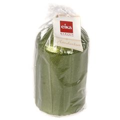 Svece cilindrs 13x7cm zaļš