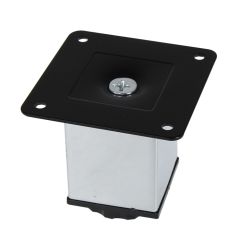 Mēbeļu kāja 40x40, melns stipr., 60mm