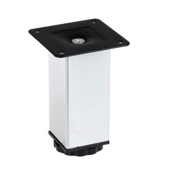 Mēbeļu kāja 40x40, melns stipr., 100mm