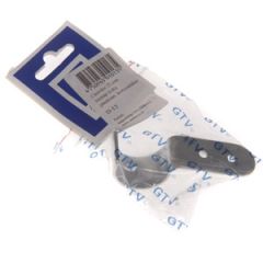 Caurules 25 mm turētājs koka plauktam, horizontālais