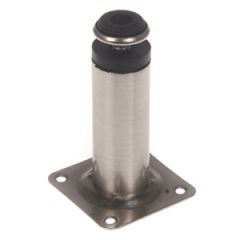 Mēbeļu kāja H 100mm, slîpēts metāls ( inox )