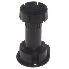 Kāja virt.plauktiem h10-13cm plast.melnas