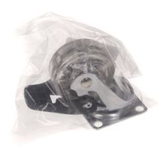 Grozāms ritenis caurspīdīgs D50 / H65, ar bremzi