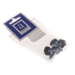 Kājiņa regulējama M6x16, melna, (4gab.)