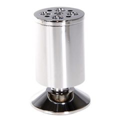 Mēbeļu kāja H 100mm,hromēta