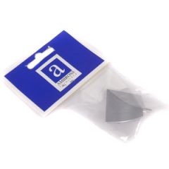 Stūris virsmas blīvējumam ārējais PVC, matēts hroms