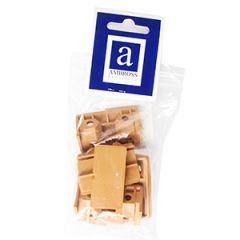 Leņķis plastmasas 40mm 4gab.dižskabārdis