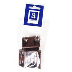 Leņķis plastmasas 40mm 4gab.brūns