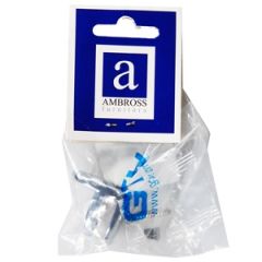 Plaukta turētājs stiklam, hromēts