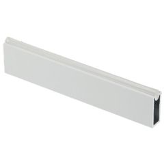 Gardrobes stienis ar pretslīdes ielikni 1m, 12x32mm balts