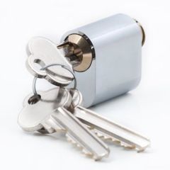 Cilindrs Skandināvu standarta ovāls 3-atslēgas, hromēts