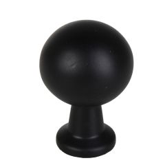 Rokturis poga Nord melns, matēts