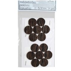 Skrūvju cep.līm.18mm wenge lam.