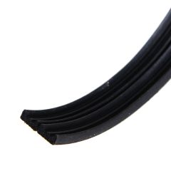 Blīvgumija E 1m melna,ZOOM