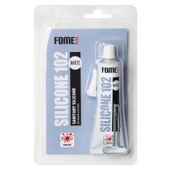 Silikona hermētiķis Fome Flex Sanitary 102, caursp. 60ml