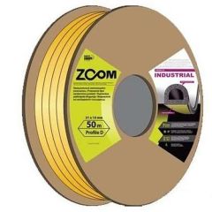 Blīvgumija D 21x15mm ZOOM 1m melna