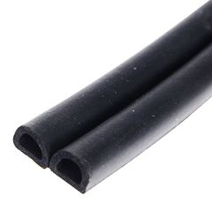 Blīvgumija D 12x10mm ZOOM 1m melna