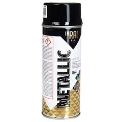 Akrila laka aerosola Metallic melna 400ml