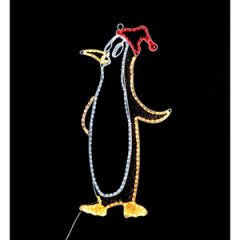 Dekors Pingvīns 192LED 34xh73cm