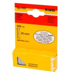 Naglas 055 25mm 500gab.