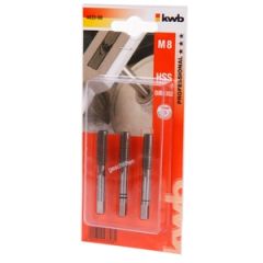 Vītņurbju kompl. M8 3gab.