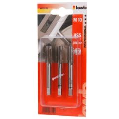 Vītņurbju kompl. M10 3gab.