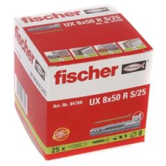 Dībelis+skrūve FU 8*50 25gab