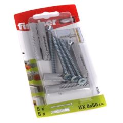 Dībelis+skrūve UX 8*50 S K/ 90519