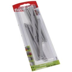 Dībelis+skrūve FUR 8X120 SS K NV