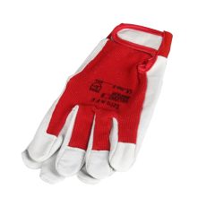 Darba cimdi OX-ON InSafe Velcro sarkani izm:8